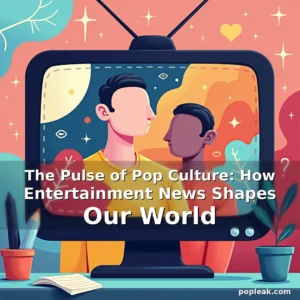 Artistic representation for The Pulse of Pop Culture: How Entertainment News Shapes Our World