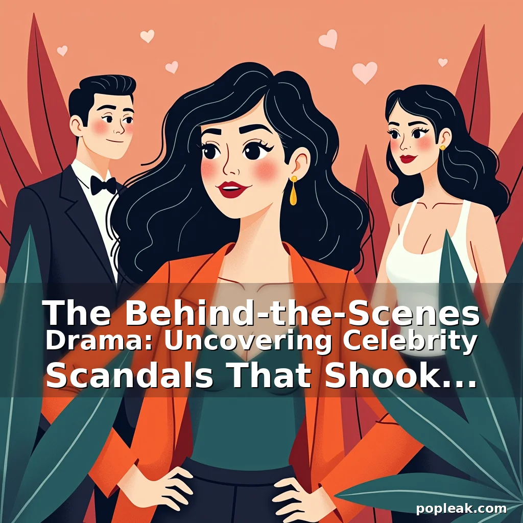 Read more about the article The Behind-the-Scenes Drama: Uncovering Celebrity Scandals That Shook Hollywood
