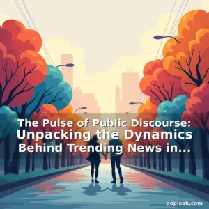 Read more about the article The Pulse of Public Discourse: Unpacking the Dynamics Behind Trending News in Today’s Digital Age