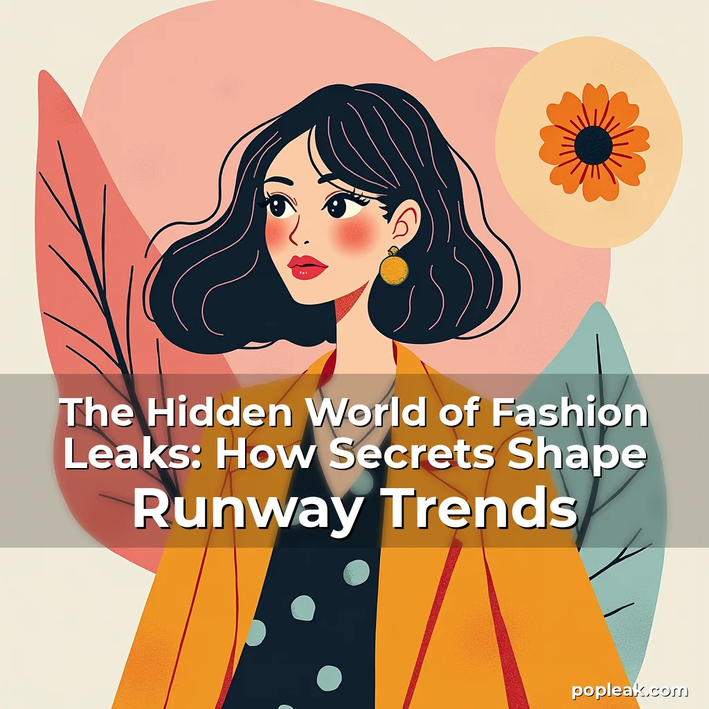 Read more about the article The Hidden World of Fashion Leaks: How Secrets Shape Runway Trends