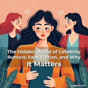 Read more about the article The Hidden World of Celebrity Rumors: Fact, Fiction, and Why It Matters